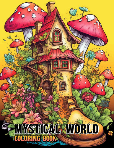 Mystical World 30 Pages Printable Coloring Book