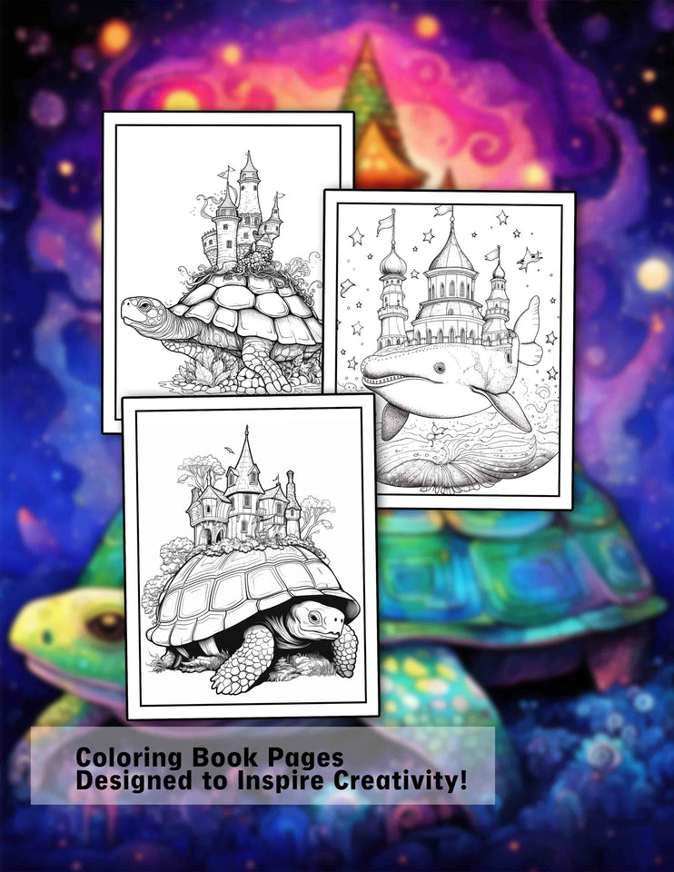 Mystical World 30 Pages Printable Coloring Book