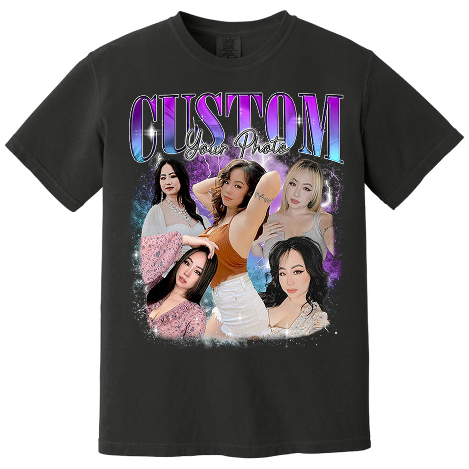 Custom Girlfriend T-Shirt, Personalized Photo Shirt