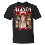 Personalized T-Shirt for Girlfriend & Boyfriend, Custom Shirt with Face Photo