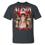 Personalized T-Shirt for Girlfriend & Boyfriend, Custom Shirt with Face Photo