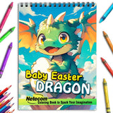 Netecom Baby Easter Dragon Coloring Book for Adults