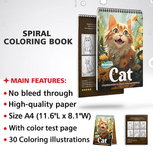 Netecom Cat Coloring Sheets for Adults