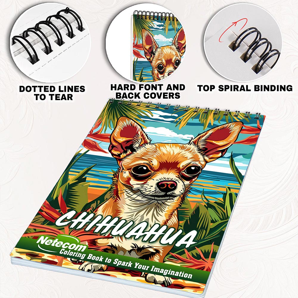 Netecom Chihuahua Coloring Pages for Adults