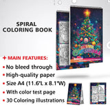 Netecom Colorful Christmas Coloring Sheets for Adult