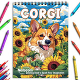 Netecom Corgi Coloring Book for Adults
