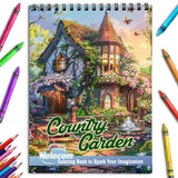 Netecom Country Garden Coloring Book for Adults