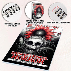 Netecom Dark Botanical Horror Coloring Pages for Adults