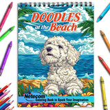 Netecom Doodles at the Beach Coloring Book for Adults