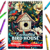 Netecom Enchanted Bird House Coloring Book for Adults