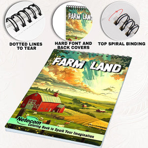 Netecom Farm Land Coloring Pages for Adults