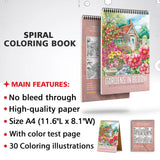 Netecom Gardens in Bloom Coloring Sheets for Adults