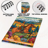 Netecom Horse Riding Coloring Pages for Adults