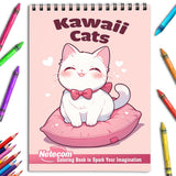 Netecom Kawaii Cats Coloring Book for Adults