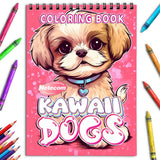 Netecom Kawaii Dogs Coloring Book for Adults