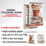 Netecom Merry Catmas Coloring Sheets for Adults