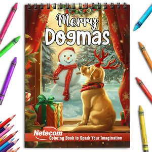 Netecom Merry Dogmas Coloring Book for Adults