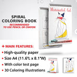 Netecom Minimalist Cat Coloring Sheets for Adults