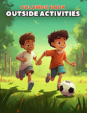 Outside Activities 30 Pages Printable Coloring Book