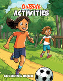 Outside Activities 30 Pages Printable Coloring Book