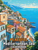 Peaceful Mediterranean Sea 30 Pages Printable Coloring Book