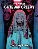 Pop Manga Cute And Creepy 30 Pages Printable Coloring Book