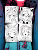 Pop Manga Cute And Creepy 30 Pages Printable Coloring Book