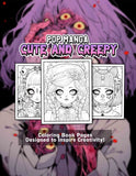 Pop Manga Cute And Creepy 30 Pages Printable Coloring Book