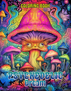 Psychedelic Dream 30 Pages Printable Coloring Book