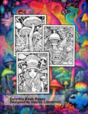 Psychedelic Dream 30 Pages Printable Coloring Book