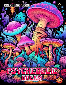 Psychedelic Dream 30 Pages Printable Coloring Book