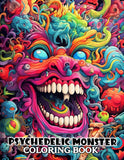 Psychedelic Monster 30 Pages Printable Coloring Book