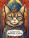 Royal Cats 30 Pages Printable Coloring Book