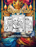 Royal Cats 30 Pages Printable Coloring Book