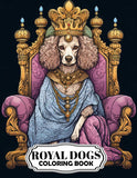 Royal Dogs 30 Pages Printable Coloring Book