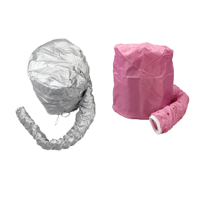 1/2Pcs Portable Soft Hair Drying Cap Bonnet Hood Hat Womens Blow Dryer Home hairdressing Salon Supply Adjustable Accessory