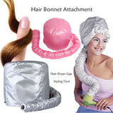 1/2Pcs Portable Soft Hair Drying Cap Bonnet Hood Hat Womens Blow Dryer Home hairdressing Salon Supply Adjustable Accessory
