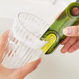 3 in 1 Multifunctional Cleaning Brush, Cup Lid Cleaning Brush Set - Crevice Cleaning Brush