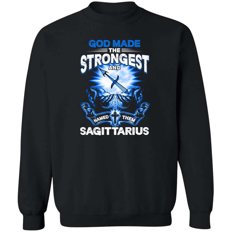 God made the strongest and named them Sagittarius - Jesus, Zodiac signs Apparel