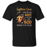 Sagittarius Queen, Even in the midst of my storm I see God working it out for me - Jesus, Zodiac signs Apparel
