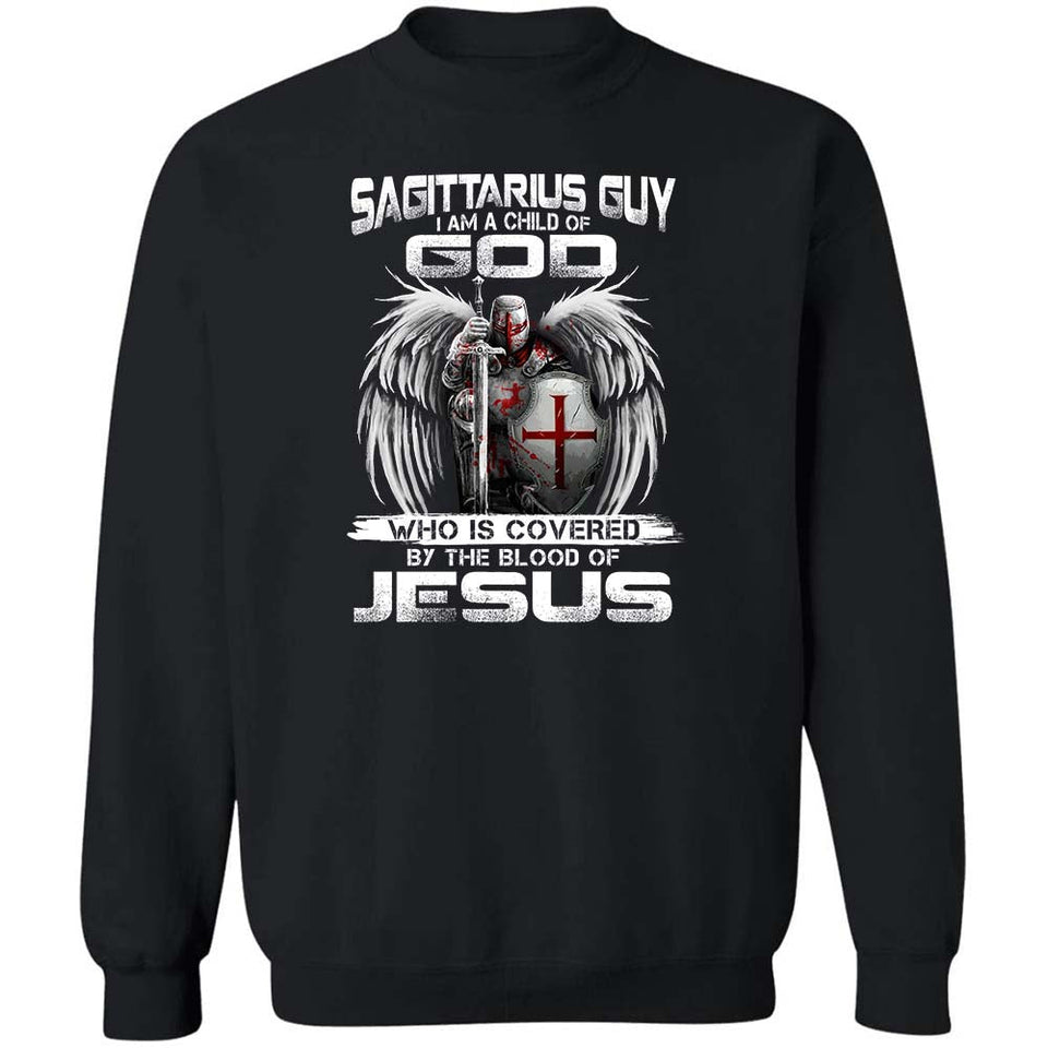 Sagittarius Guy, I am a child of God - Jesus, Knight of God, Zodiac signs Apparel
