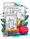 Satisfy Thirst 30 Pages Printable Coloring Book