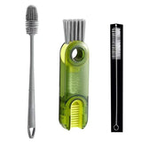 3 in 1 Multifunctional Cleaning Brush, Cup Lid Cleaning Brush Set - Crevice Cleaning Brush