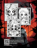 Scary Doll 30 Pages Printable Coloring Book