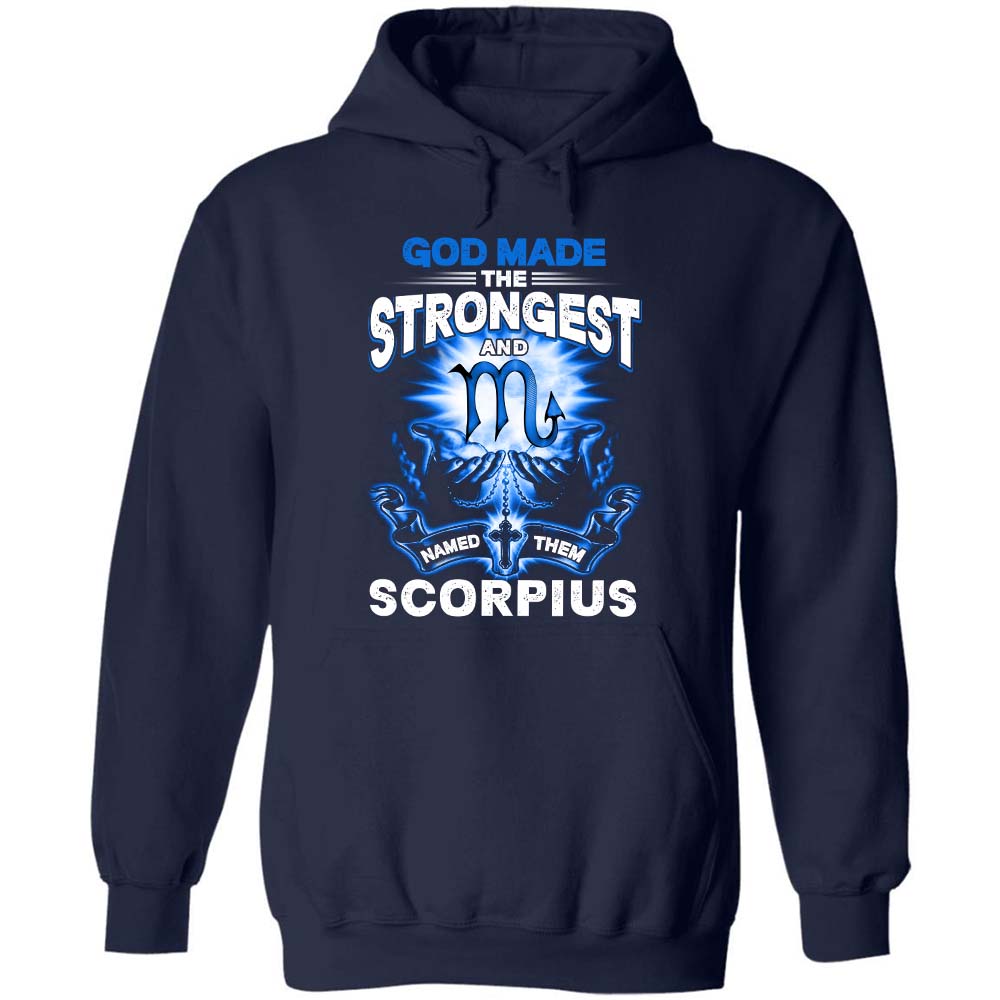 God made the strongest and named them Scorpius - Jesus, Zodiac signs Apparel