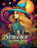 Sorcerer 30 Pages Printable Coloring Book