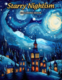 Starry Nightism 30 Pages Printable Coloring Book