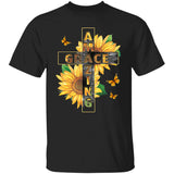 Sunflower, The cross, Amazing Grace - Jesus Apparel