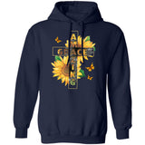 Sunflower, The cross, Amazing Grace - Jesus Apparel
