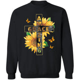 Sunflower, The cross, Amazing Grace - Jesus Apparel